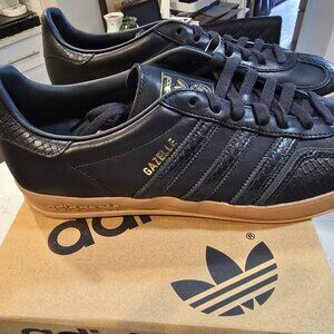Adidas Gazelle Indoor Originals Snakeskin Black Sneakers Men’s 11 IF1978 Shoes